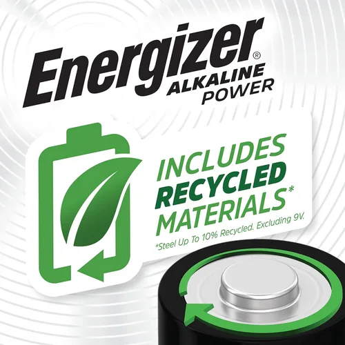 Vista 7 de ust Linterna LED Duro de 30 días de 1000 lúmenes (titanio) y pilas alcalinas Energizer Power D (paquete de 12)