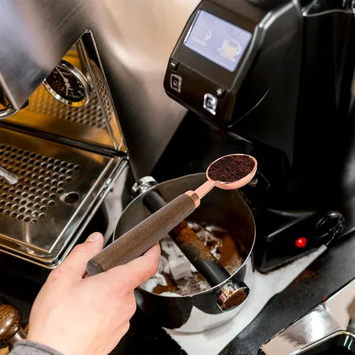 Vista 5 de Cuchara de café molido para café molido, 1 cucharadita 1/3 cucharada de 0.2 fl oz de madera de mango largo para grano de café, cuchara medidora, 1