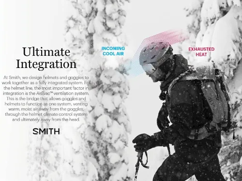 Vista 5 de SMITH Optics Squad MAG Low Bridge Fit - Gafas unisex para nieve e invierno