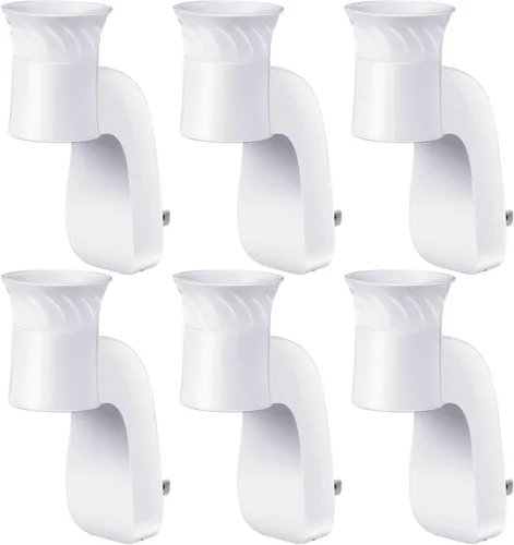 Vista 15 de Paquete de 1 enchufe de fragancia de pared compatible con repuestos de Bath & Body Works, color negro Compatible con repuestos WallFlower de Bath