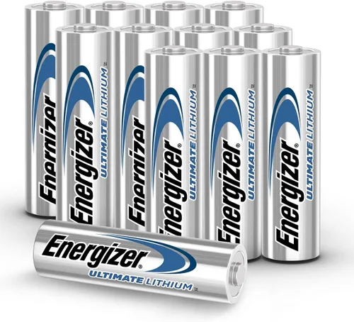 Vista 9 de Energizer Ultimate Lithium AA Baterías (paquete de 4), Baterías de litio doble A de 1.5V