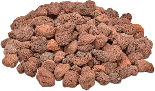 Vista 9 de Skyflame Rocas de lava de 10 libras para hogueras, mesas de fuego, chimeneas, decoración de paisajismo de jardín
