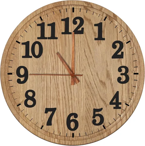 Vista 7 de Jetec Kit de números de reloj de madera de 75 piezas en 5 juegos de números de reloj árabe, accesorios autoadhesivos para decoración de bricolaje