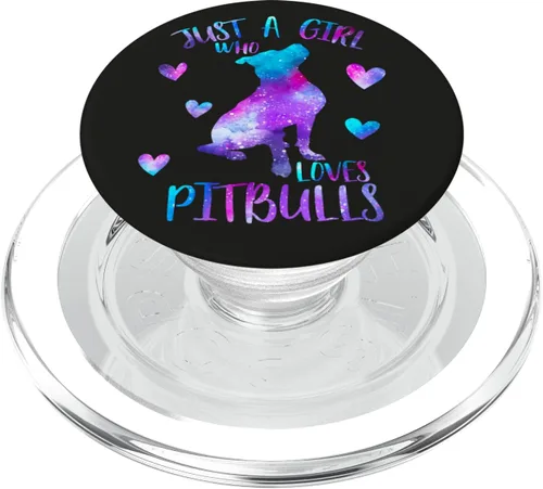 Vista 8 de Just a Girl Who Loves Pitbulls - Soporte para teléfonos y tabletas, Negro