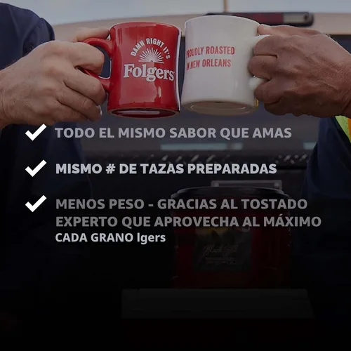 Vista 8 de Folgers Breakfast Blend Café molido, café suave y suave, recipiente de 9.6 onzas