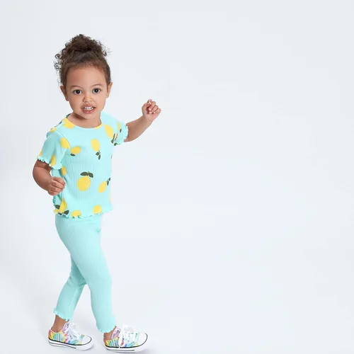 Vista 5 de Gerber Paquete múltiple de leggings prémium para bebés y niñas pequeñas