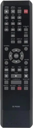 Vista 2 de WINFLIKE SE-R0265 - Mando a distancia compatible con reproductor Toshiba DVD/VCR D-R400 D-R410 D-R420 D-R430 D-R400KU D-R410KU D-R420KU D-R430KU