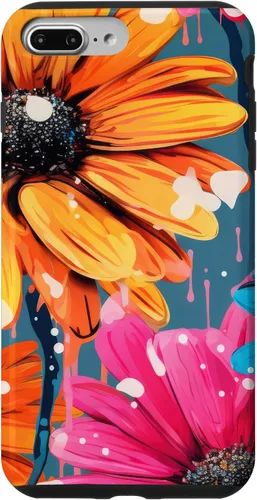 Vista 12 de Drip Gerbera Daisies Case for iPhone 17