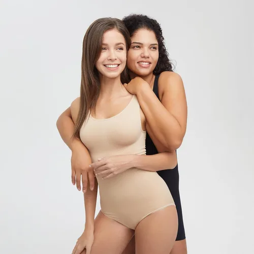 Vista 6 de AMRIY Body moldeador para mujer, con control de abdomen, moldeador de cintura, levantador de glúteos