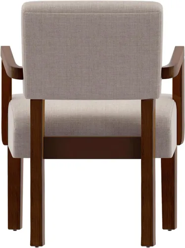 Vista 9 de FAGAGA Silla decorativa, sillas de sala de estar de gran tamaño con asiento suave y reposabrazos para salas de estar y comedor