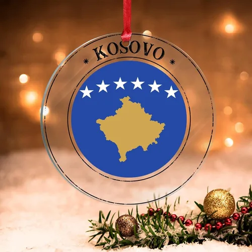 Vista 33 de Bandera de Hungría, adornos para árbol de Navidad, bandera nacional de Hungría, decoración de Navidad, adorno acrílico, recuerdo de Navidad, amantes
