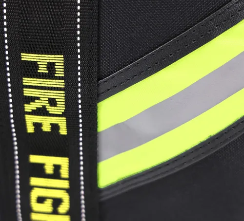Vista 9 de Lightning X Fireman's Value Edition XL - Bolsa de equipo de bomberos con ruedas, bolsillo para casco y cruz de maltesa para primera respuesta Negro