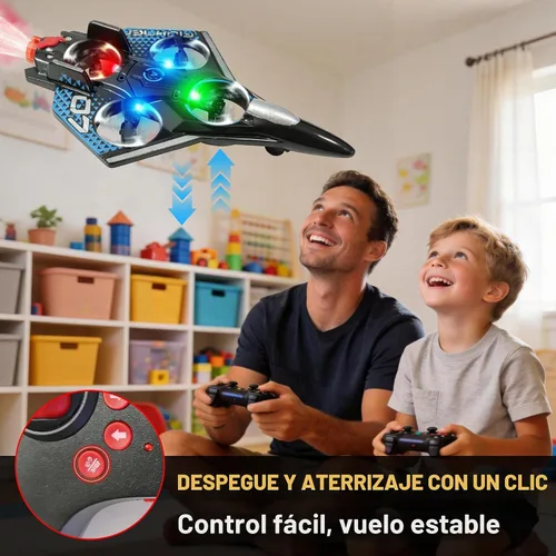 Vista 4 de Avión RC con spray frío y luz LED