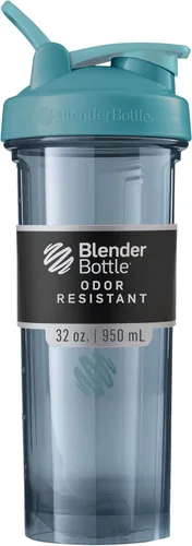 Vista 12 de BlenderBottle - Botella agitadora Pro Series ideal para batidos de proteínas y preentrenamiento, 32 onzas, color negro