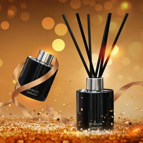 Vista 3 de Brakula Juego de difusor de varillas – Difusor perfumado de mango de 4 onzas líquidas, 6 varillas, 4.0 fl oz para fragancia del hogar y decoración