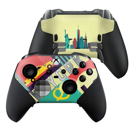 Vista 13 de Retro Comic Customised Wireless Controller for Elite by BCB. Original Elite Series 2 Controller Compatible with Xbox One / Series X & S. Customized