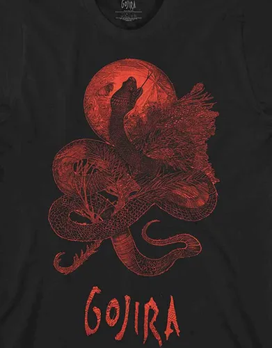 Vista 3 de Gojira Men's Serpent Moon T-Shirt Black
