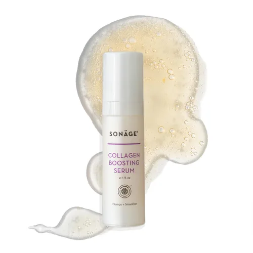 Vista 6 de Sonage Collagen Boosting Serum: Vegan Anti-Aging Face Serum Plumps, Smooths, Minimizes Pores, Wrinkles