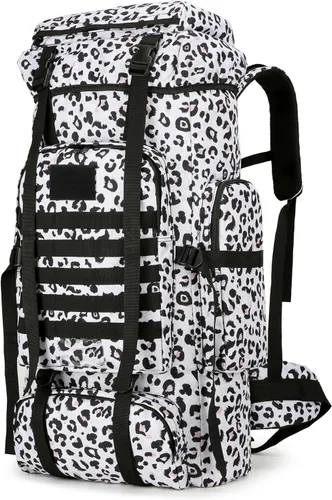 Vista 8 de King'sGuard 70L Camping Hiking Backpack for Men Women Large Military Tactical Backpack Molle Rucksack Backpack for Outdoor