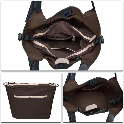 Vista 7 de Bolsos de cuero genuino para mujer, estilo vintage, hecho a mano, bolso de hombro, bolso de mano de piel de vaca, bolso con asa superior para mujer