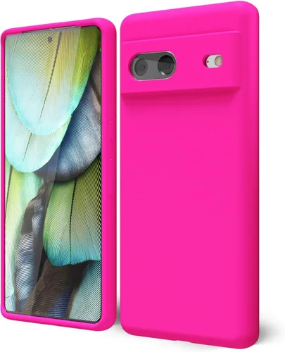 Vista 115 de oakxco para Google Pixel 6A Funda de teléfono de silicona líquida, diseño estético lindo y delgado para mujer y niña, cubierta de gel suave, lisa