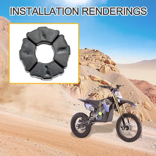 Vista 6 de GOOFIT Buje de buje para amortiguador de rueda trasera de 50cc 70cc 90cc 110cc 125cc Dirt Bike
