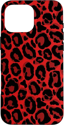 Vista 19 de Red Leopard Phone Case Cheetah Skin Pattern Women Case for iPhone 17