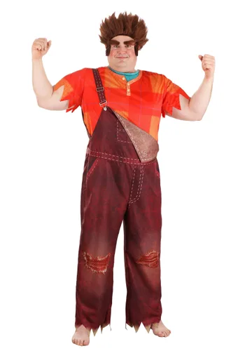 Vista 7 de Disfraz Disney Wreck It Ralph Talla Grande para Hombre Multicolor