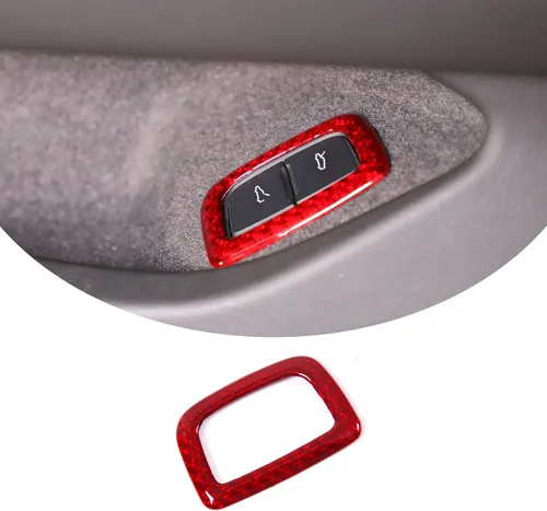 Vista 6 de Cubierta de botón de interruptor de maletero de fibra de carbono real compatible con Chevrolet Corvette C8 2020-2026, accesorios de marco de panel