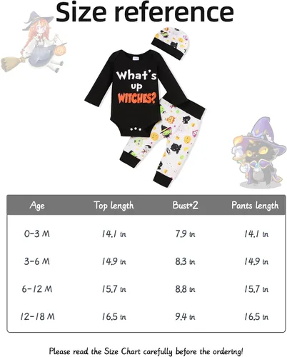 Vista 7 de My First Halloween - Conjunto de mameluco con estampado de letras para bebé recién nacido, niño y niña