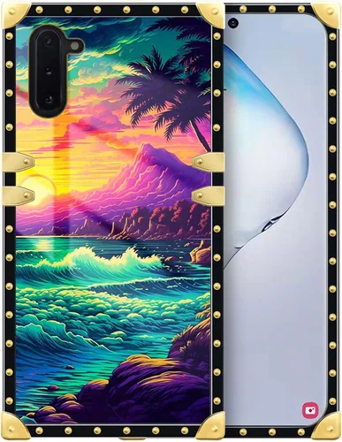 Vista 186 de Funda compatible con Samsung Galaxy S10 4G, TPU suave de lujo y parte trasera de policarbonato duro para niñas y mujeres, funda protectora a prueba
