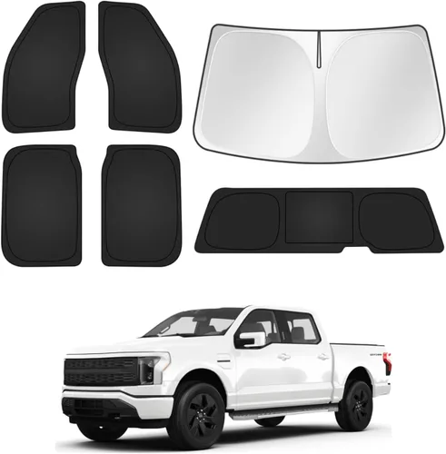 Vista 123 de Canvcle Parasol para parabrisas para Tesla modelo Y/3 2017-2025 2026 (compatible con modelos 2025 Y Juniper/2024 Modelo 3 Highland), parasol grueso