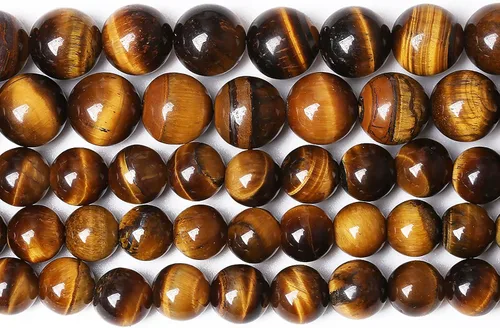 Vista 28 de 100 cuentas de piedra multicolor natural de 0.236 pulgadas (0.236 in), cuentas espaciadoras sueltas redondas para hacer pulseras, collares, aretes