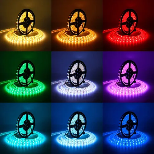 Vista 6 de SUPERNIGHT Tira de luces LED con control remoto RGB IR de 44 teclas