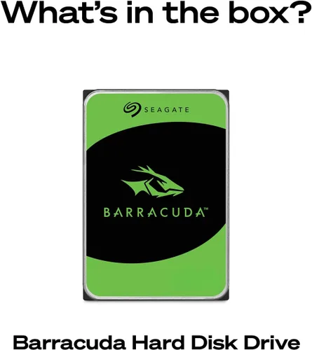 Vista 2 de Seagate Bare Drives BarraCuda - Disco duro interno de 1 TB, SATA de 3.5 pulgadas, 6 Gb / s, 7200 RPM, 64 MB caché, para computadora de sobremesa