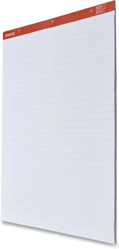Vista 6 de Universal 35601 Almohadillas de caballete recicladas, regla tenue, 27 x 34, blanco, 50 hojas (caja de 2)