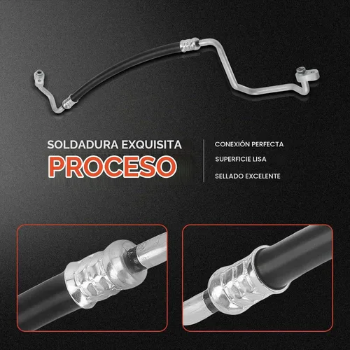 Vista 5 de A-Premium Conjunto de manguera de línea de descarga de A/C compatible