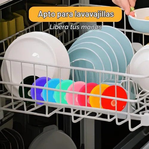 Vista 5 de 40 Piezas Tapas Acrílicas para Vasos de Vidrio de 16 Onzas Tapas de Repuesto de Vasos de Plástico a Prueba de Derrames Tapa de Vaso de Vidrio