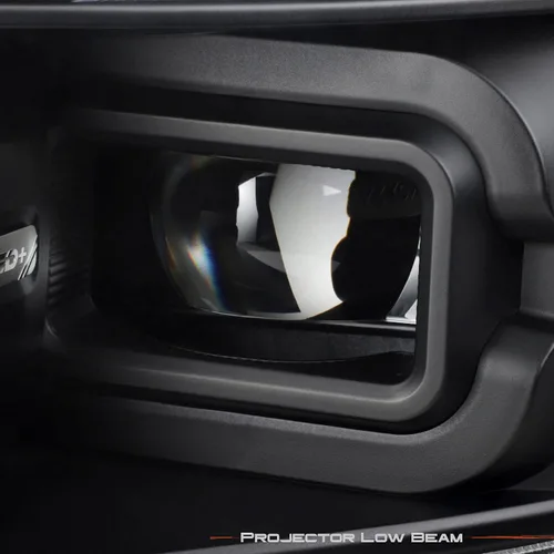 Vista 5 de AKKON - Compatible con Dodge RAM 1500 modelo halógeno 2019-2024 con proyector dual actualizado + faros de barra de luz secuencial LED completo