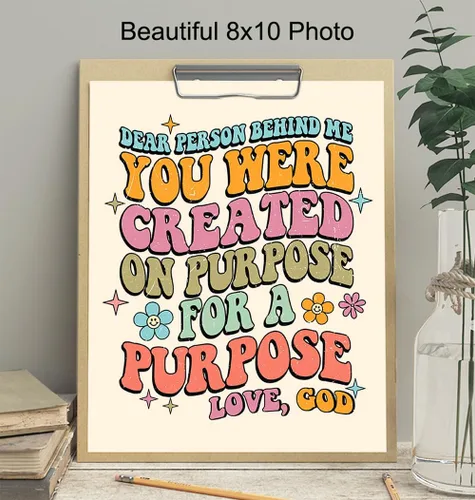 Vista 4 de Decoración de pared retro con citas de Dios, decoración de pared moderna boho-chic para mujeres, niñas, refranes religiosos, afirmaciones positivas