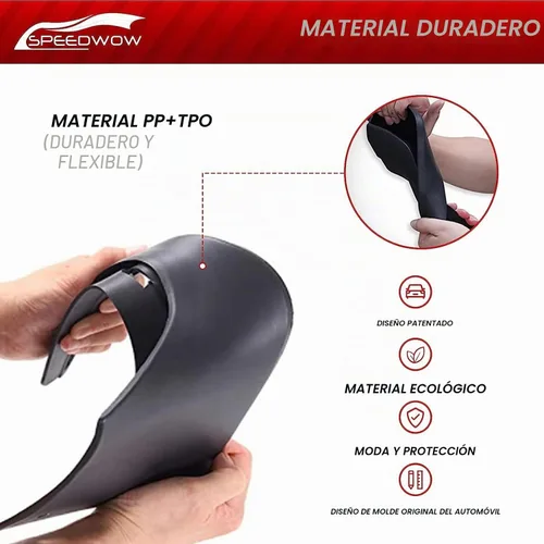 Vista 4 de SPEEDWOW 2015-2020 F150 - Protectores contra salpicaduras para neumáticos, sin necesidad de taladrar agujeros (juego de 4)