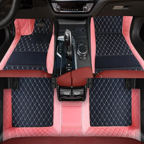 Vista 44 de Alfombrillas personalizadas para automóvil adecuadas para el 99% de automóviles, camiones, SUV, alfombrillas para todo tipo de clima, alfombrillas