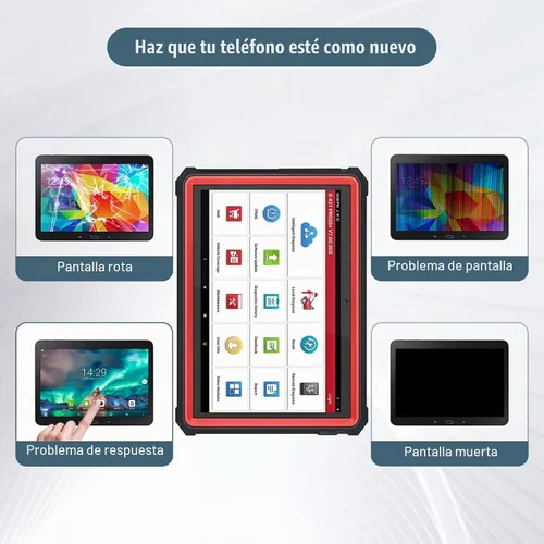 Vista 5 de Pantalla digital LCD compatible con lanzamiento X431 PRO3S+ V2.0 herramienta de escaneo 10.1 pulgadas pantalla LCD táctil montaje con herramientas