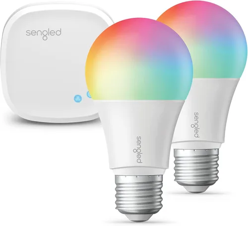 Vista 12 de Sengled Zigbee - Bombillas inteligentes, requiere concentrador inteligente, funciona con SmartThings y Echo con hub integrado, control de voz