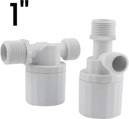 Vista 2 de 1/2" 3/4" 1"Automatic Float Valve Water Level Control Device(1",Side water inlet)