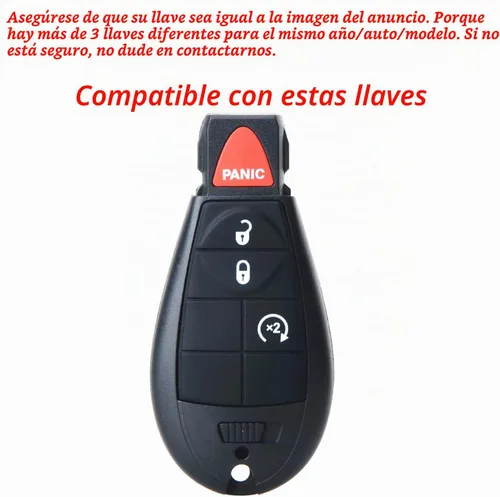 Vista 3 de Cuero para llaves de coche, Negro