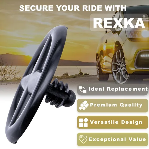 Vista 3 de Rexka Clips de retención de aislamiento de capó para Nissan 65832-F5000 65846-30F00