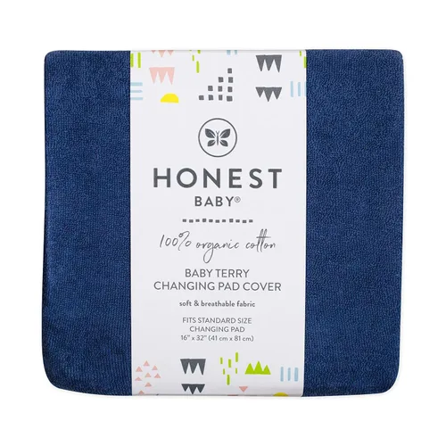 Vista 2 de HonestBaby Funda unisex de algodón orgánico para bebé y niños pequeños, azul marino, talla única de EE. UU