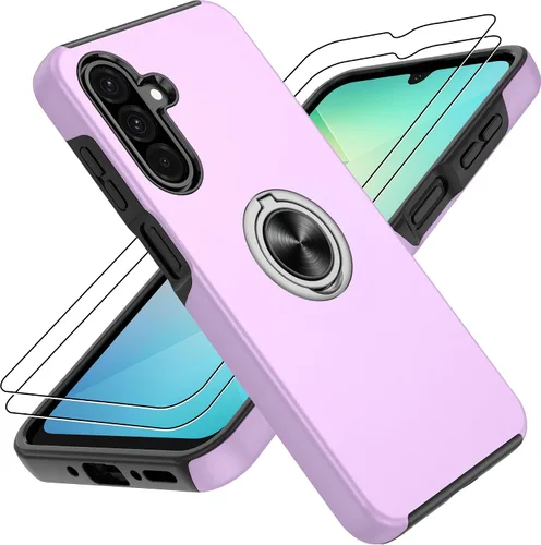 Vista 22 de Gritup Funda para Pixel 6A con protector de pantalla HD, soporte de anillo magnético 360 para Google Pixel 6A, color negro