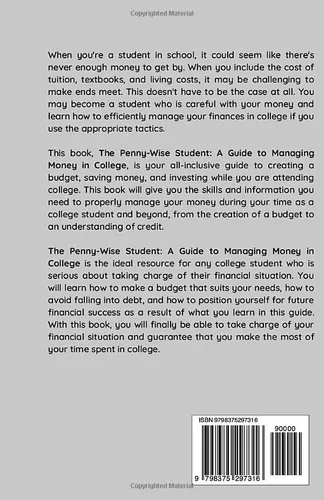 Vista 2 de THE PENNY-WISE STUDENT A Guide to Managing Money in College